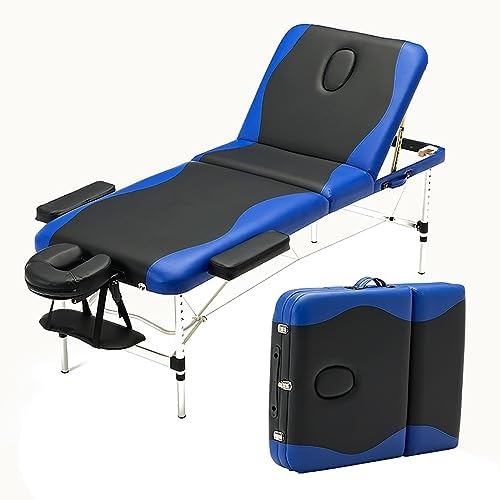 マッサージベッド折りたたみ 施術用ベッド アルミ有孔 軽量