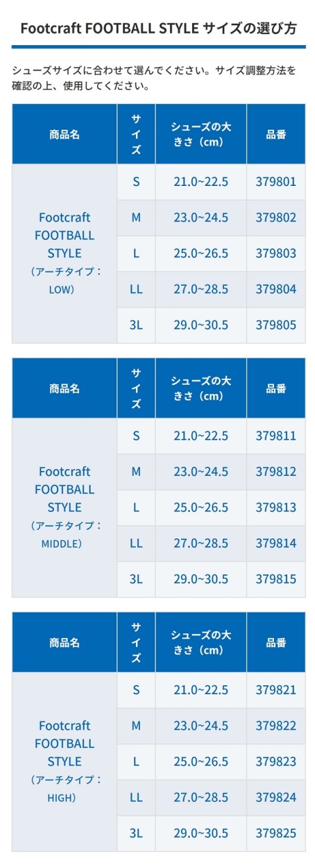 ザムスト Footcraft FOOTBALL STYLE フットクラフト フットボールスタイル ZAMST インソール 土踏まず アーチ サッカー  :37980:ザムスト公式ショップ Yahoo!店 - 通販 - Yahoo!ショッピング