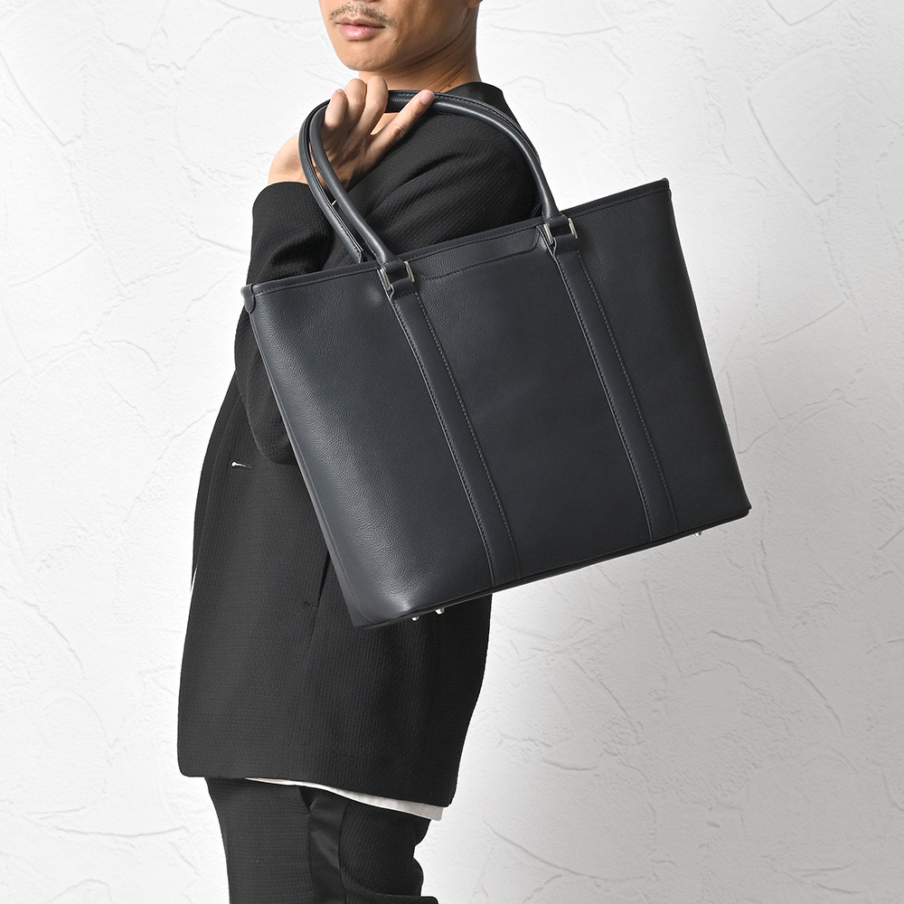 美品✨ジョヤ JOYA トートバッグ ビジネス レザー A4 ブラック 肩がけ JOYA（ジョヤ） トートバッグ メンズ 小さめ 本革 ビジネストート