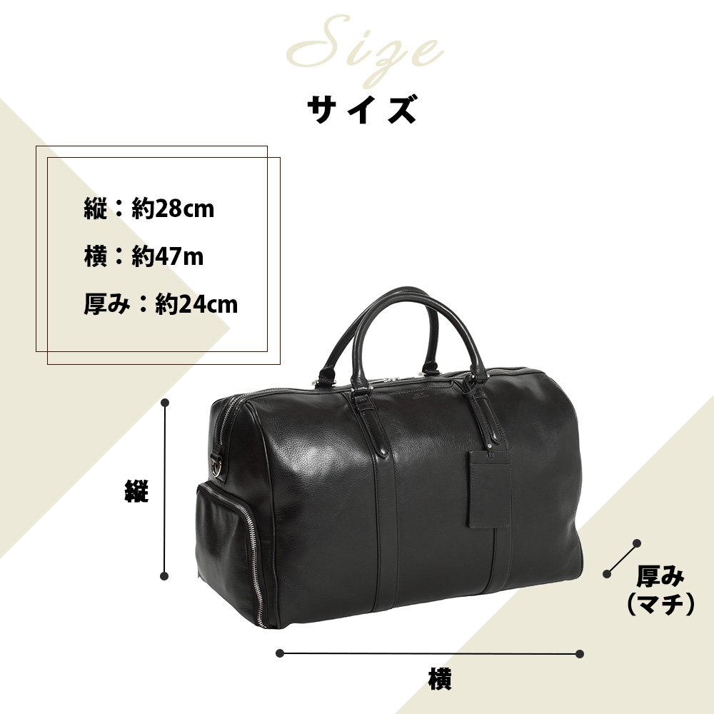 SEEKER（シーカー） ボストンバッグ メンズ 本革 出張 旅行 通勤