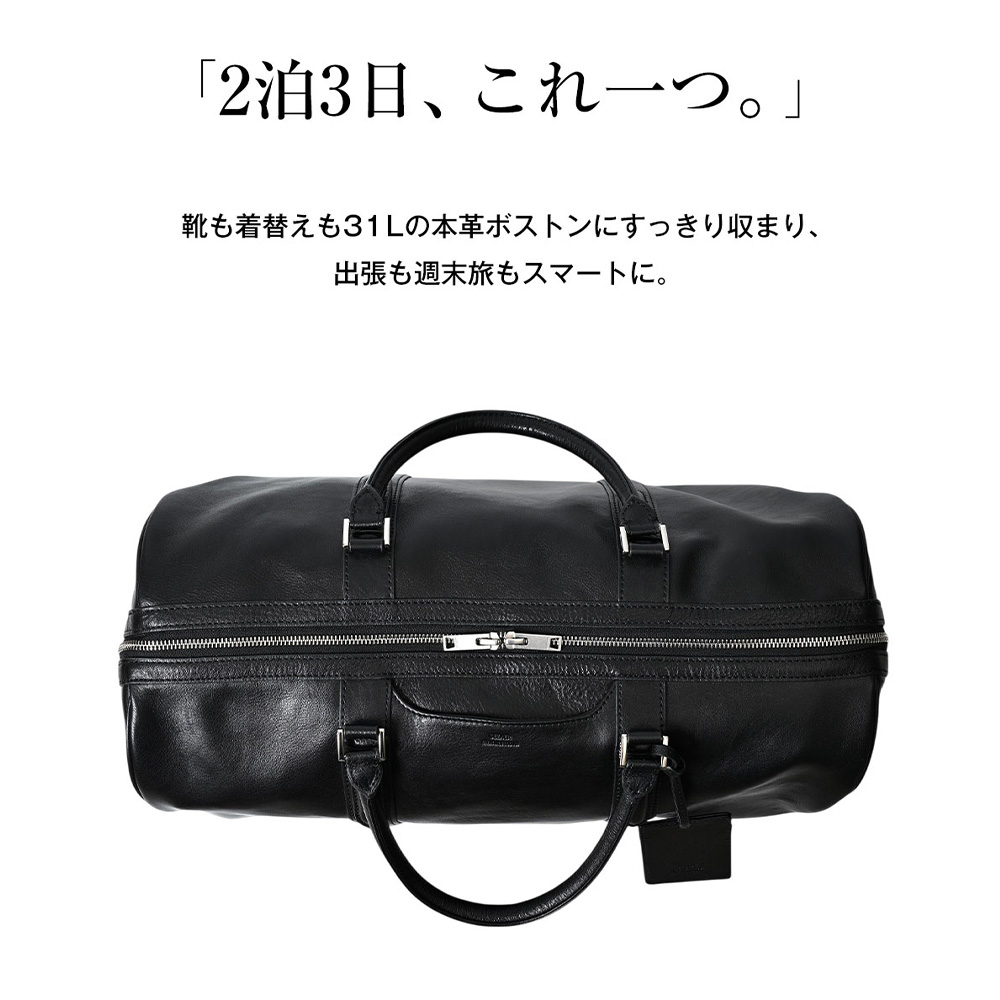 SEEKER（シーカー） ボストンバッグ メンズ 本革 出張 旅行 通勤