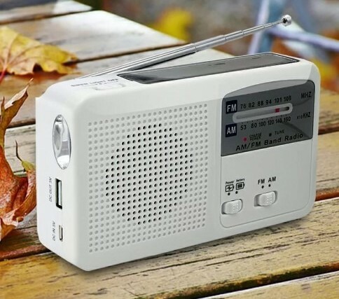 防災ラジオ 手回し 多機能 スマホ充電 ソーラー 手回し充電 小型 おしゃれ FM/AM/対応