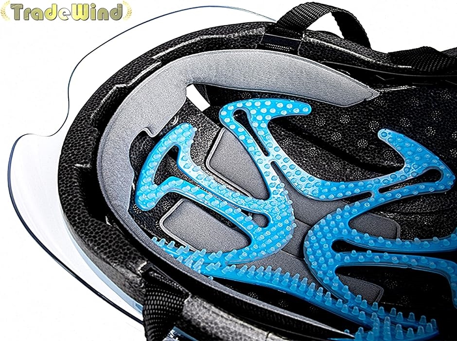 ヘルメットライナー ヘルメットパッド ベンチレーション インナーパッド 通気性 髪型キープ バイク( オレンジ,  21.5cm)｜zebrand-shop｜05