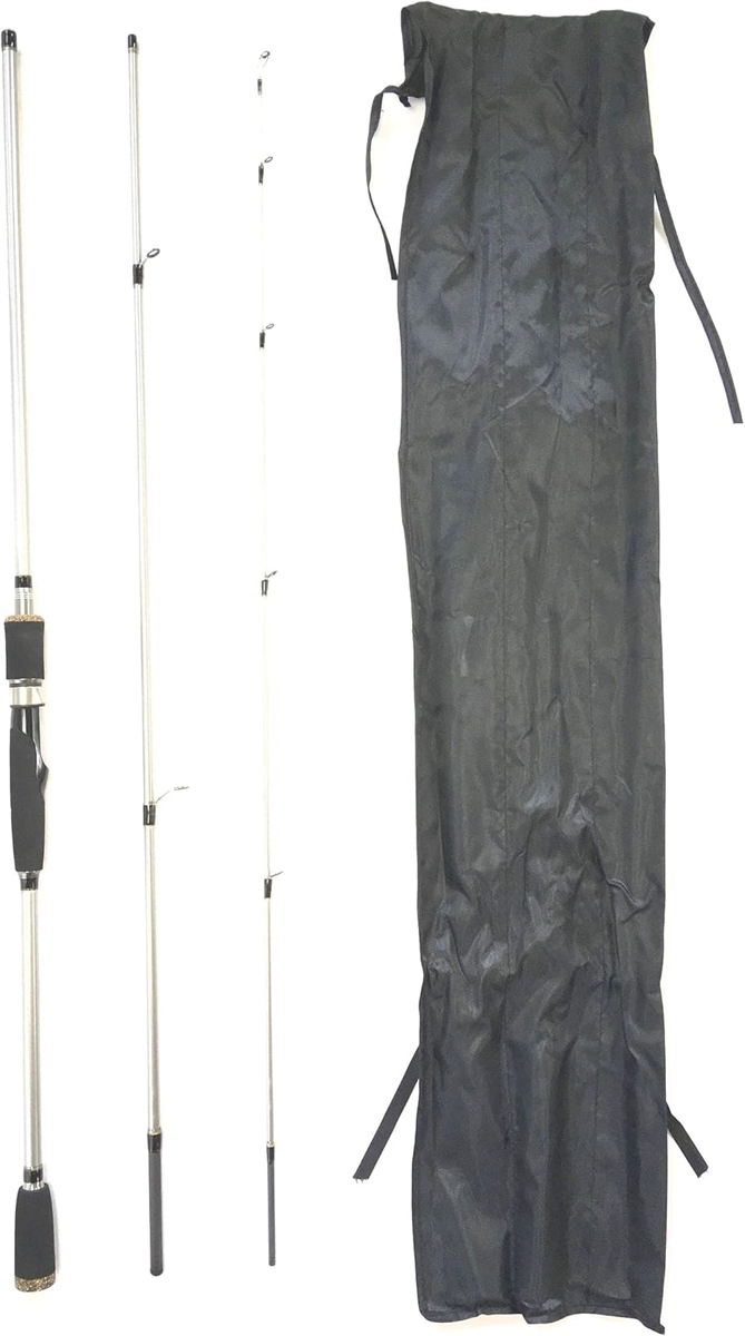 EVA 8ft 2.4m スピニングロッド 3ピース ML シーバスロッド(EVA 8ft(2.4m)スピニング3ピース(ML))