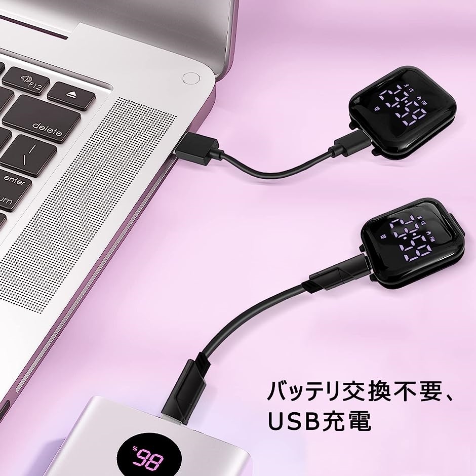 腕時計 女の子 ウォッチ万歩計 子供 スマートウォッチ 活動量計 充電式 デジタル腕時計 多機能防水( 02-パープル,  ワンサイズ)｜zebrand-shop｜04