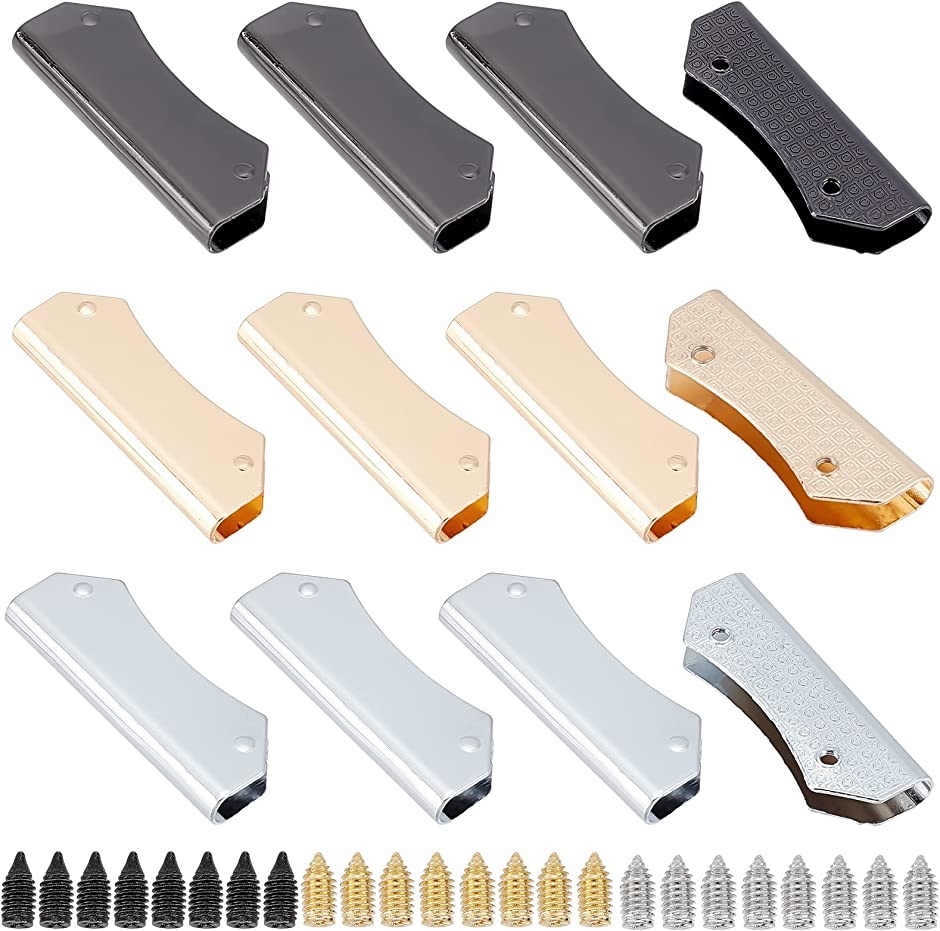 12セット バッグ装飾 バックル 3色 ハンドメイド MDM