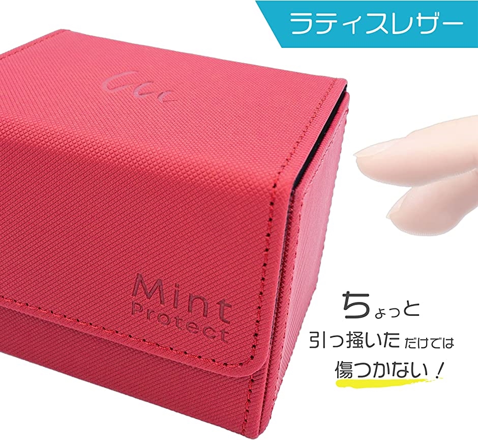デッキケース サイドローダー 100 ポケカ カードケース( レッド)｜zebrand-shop｜06