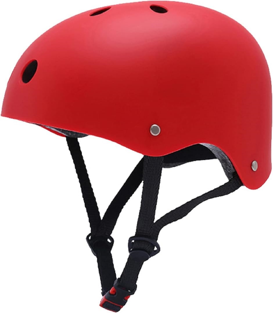 自転車 ヘルメット子供用 キッズヘルメット スポーツヘルメット 子ども 軽量 CE安全規格 M( レッド,  M(52〜58cm ）)｜zebrand-shop