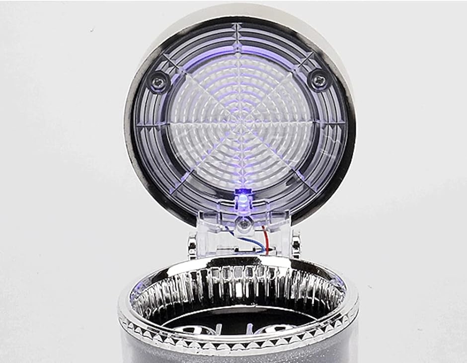 車用 灰皿 自動LED照明付き ワンプッシュ ドリンクホルダー型 TOKYO