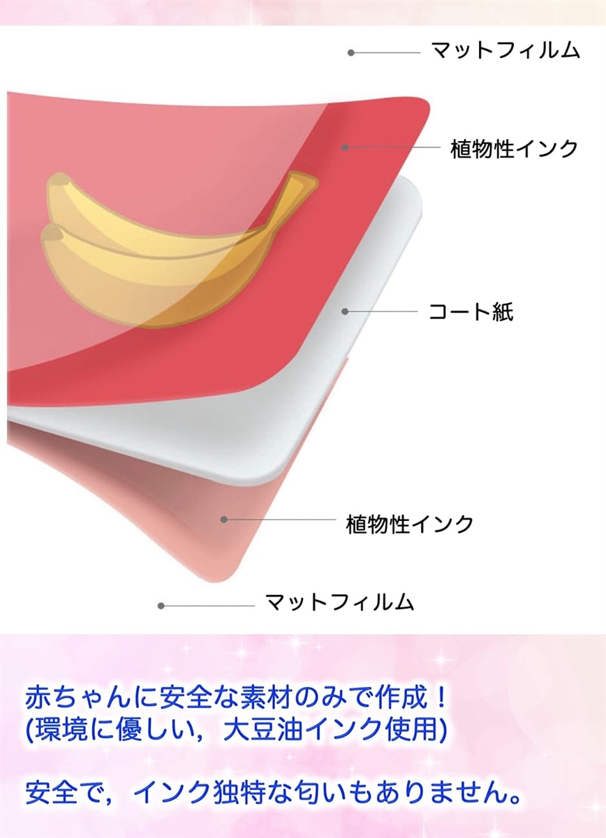 ベビーフラッシュカード 4セット 集中力カード 両面64枚 128ページ 0