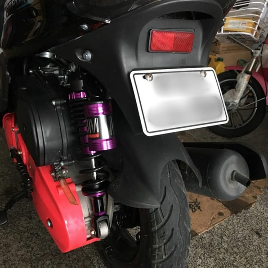 マジェスティ125 シグナスX BW'S pcx等　リアサスペンション　NCY Amazon | 【x-cars】280mm リアサスペンション 汎用品 黒 コの字
