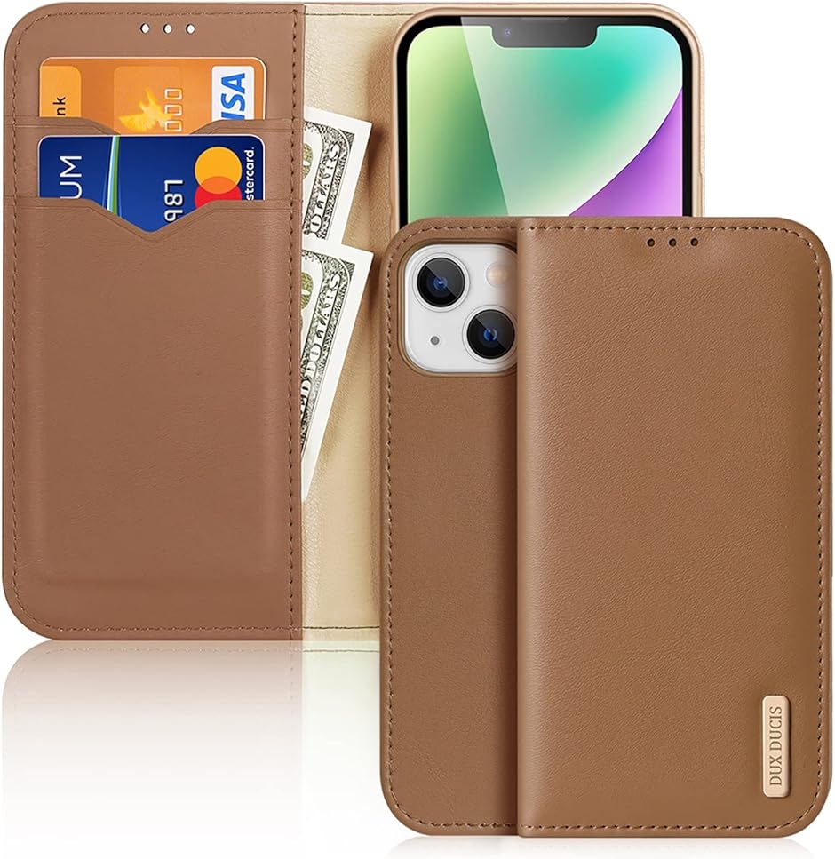 iPhoneケース 手帳型ケース PUレザー カード収納 スタンド機能 14/ 13