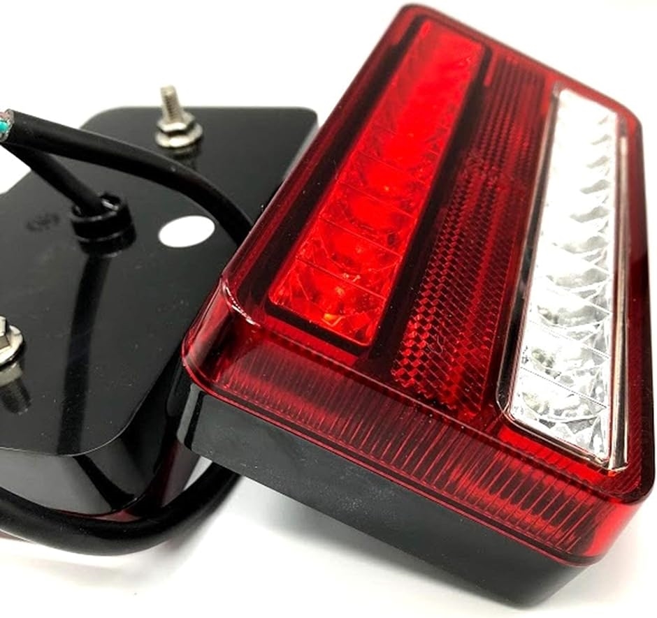 ジムニー トレーラー LED テールランプ 防水 ウインカー スモール ブレーキ ライト 汎用 MDM( 1個)｜zebrand-shop｜08