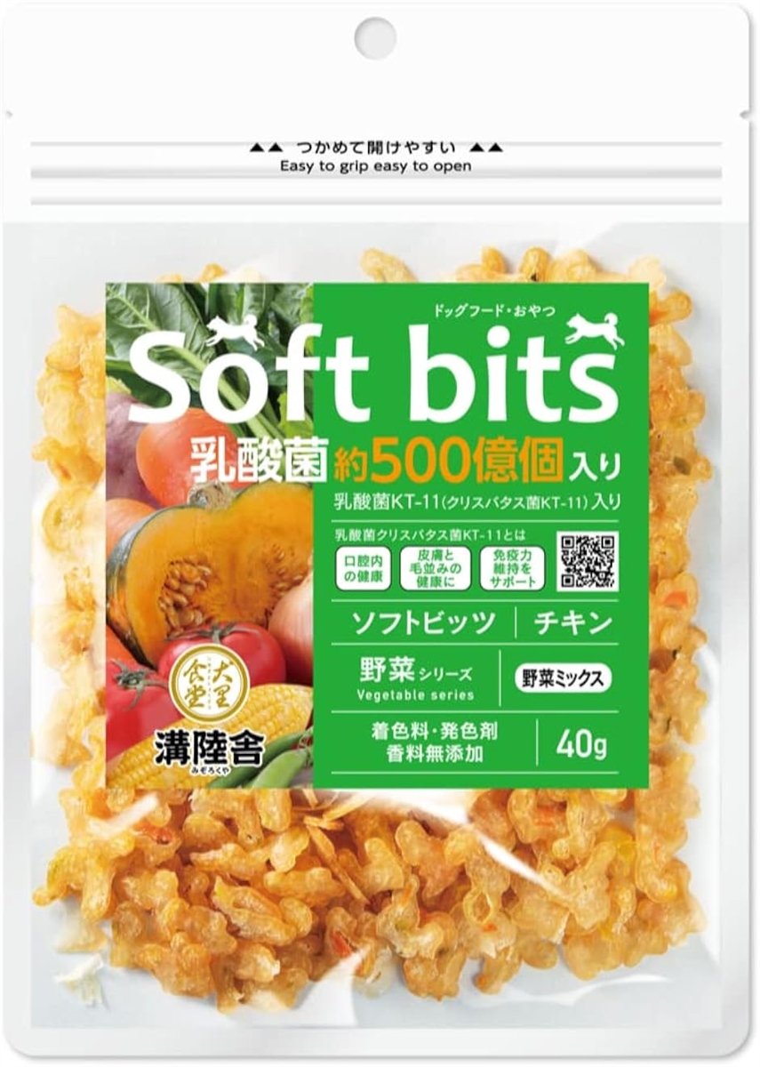 Yahoo! Yahoo!ショッピング(ヤフー ショッピング)チキンソフトビッツ野菜 野菜ミックス・乳酸菌入り 葉酸・カリウム・食物繊維豊富でシニア犬に最適 健康維持 乳酸菌KT-11（ マルチ）