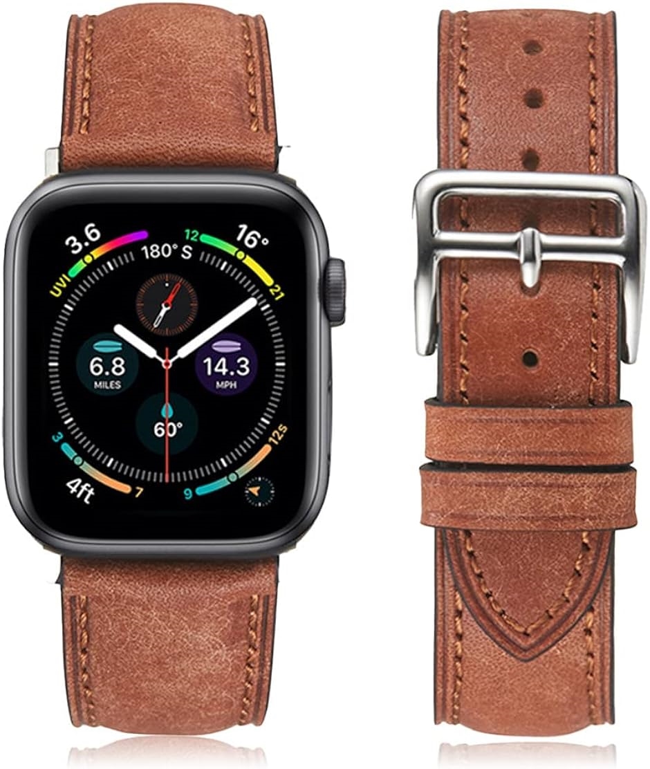 Apple Watch バンド プエブロレザー 本革 アップルウォッチ メンズ 