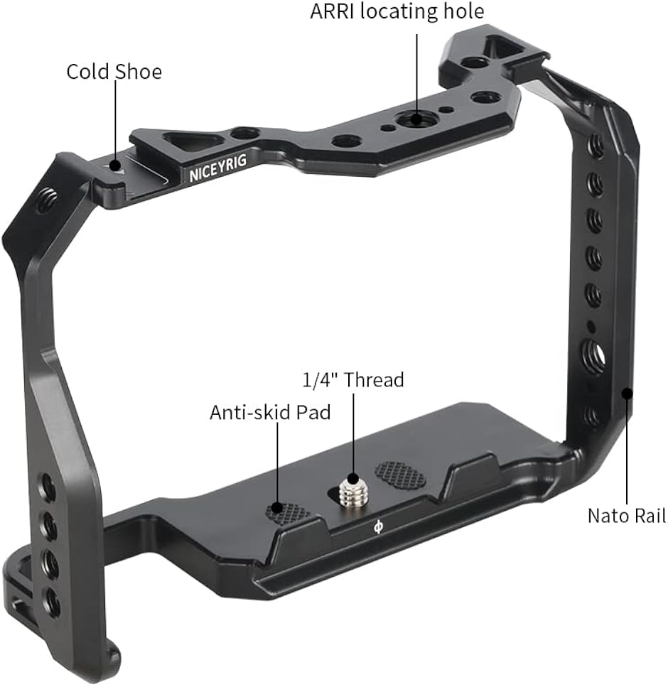 カメラケージ For Sony A7M4 / A7S3/ Alpha IV/Alpha IIIに適用 カメラ