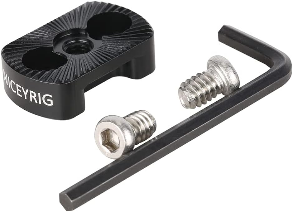 Yahoo! Yahoo!ショッピング(ヤフー ショッピング)ARRI標準ロゼットアダプター Rosette Mount Adapter Plate ハンドルに適用 アルミ合金 軽量 MDM（ ブラック）
