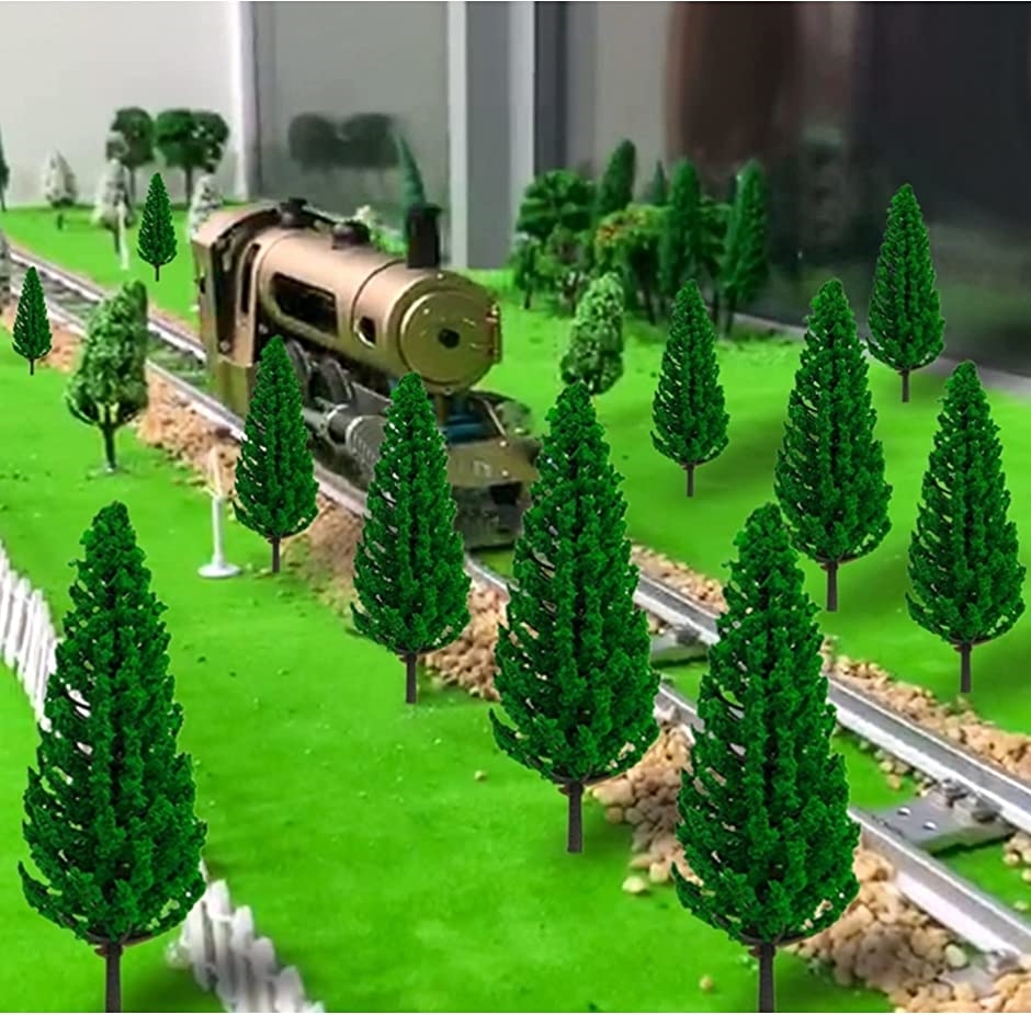 ジオラマ 森林 樹木 模型 モデルツリー 風景 Nゲージ(樹木A・11種110本)｜zebrand-shop｜05