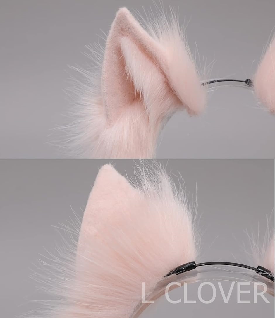 L CLOVER 猫耳 しっぽ 尻尾 セット カチューシャ コスプレ( ブラウン)｜zebrand-shop｜05