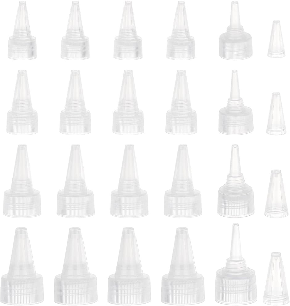 48点4サイズ ボトルキャップ スクリューキャップ クリア PP