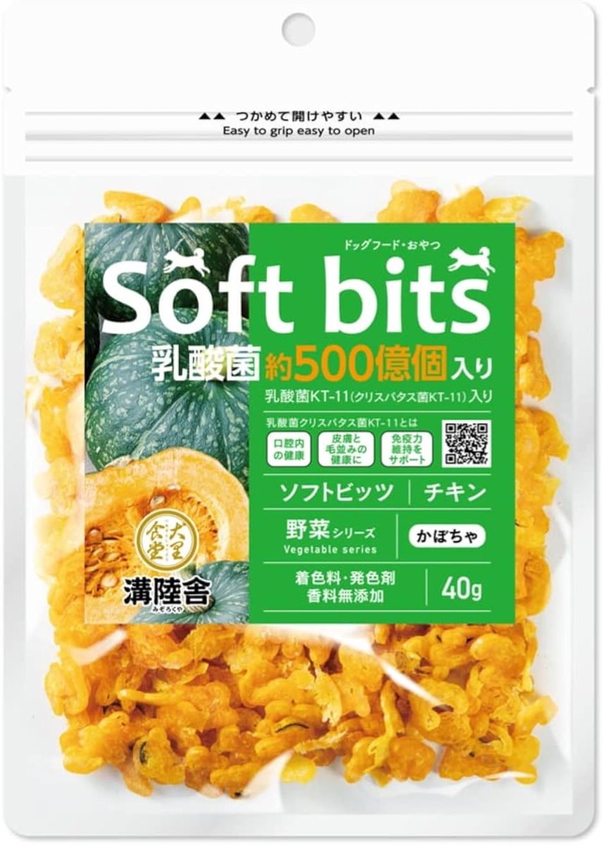 Yahoo! Yahoo!ショッピング(ヤフー ショッピング)チキンソフトビッツ野菜 皮付きかぼちゃ・乳酸菌入り シニア犬に最適・健康維持 乳酸菌KT-11（ マルチ）