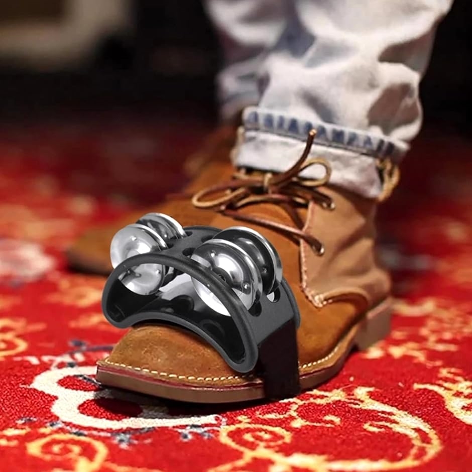 パーカッション楽器（ペグチャイム・風笛・シェーカー・足巻きベル・足タンバリン） Amazon | フットタンバリン パーカッション 楽器アクセサリー