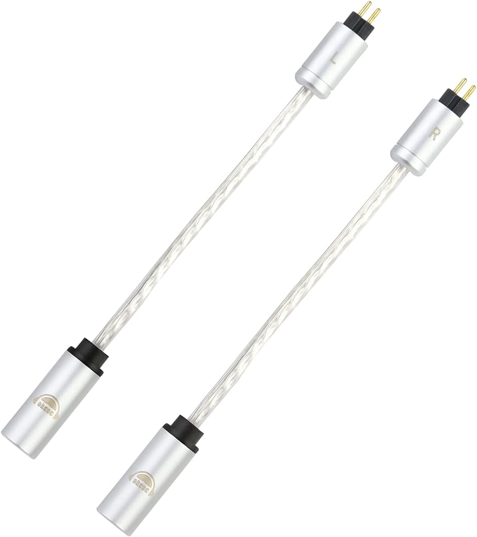 2Pin 3.5mm �ϊ� �ϊ��A�_�v�^ �ϊ��p�[�c 2Pin�R�l�N�^ 0.78mm �I�X( 2Pin�i�I�X�jto 3.5mm�i���X�j)