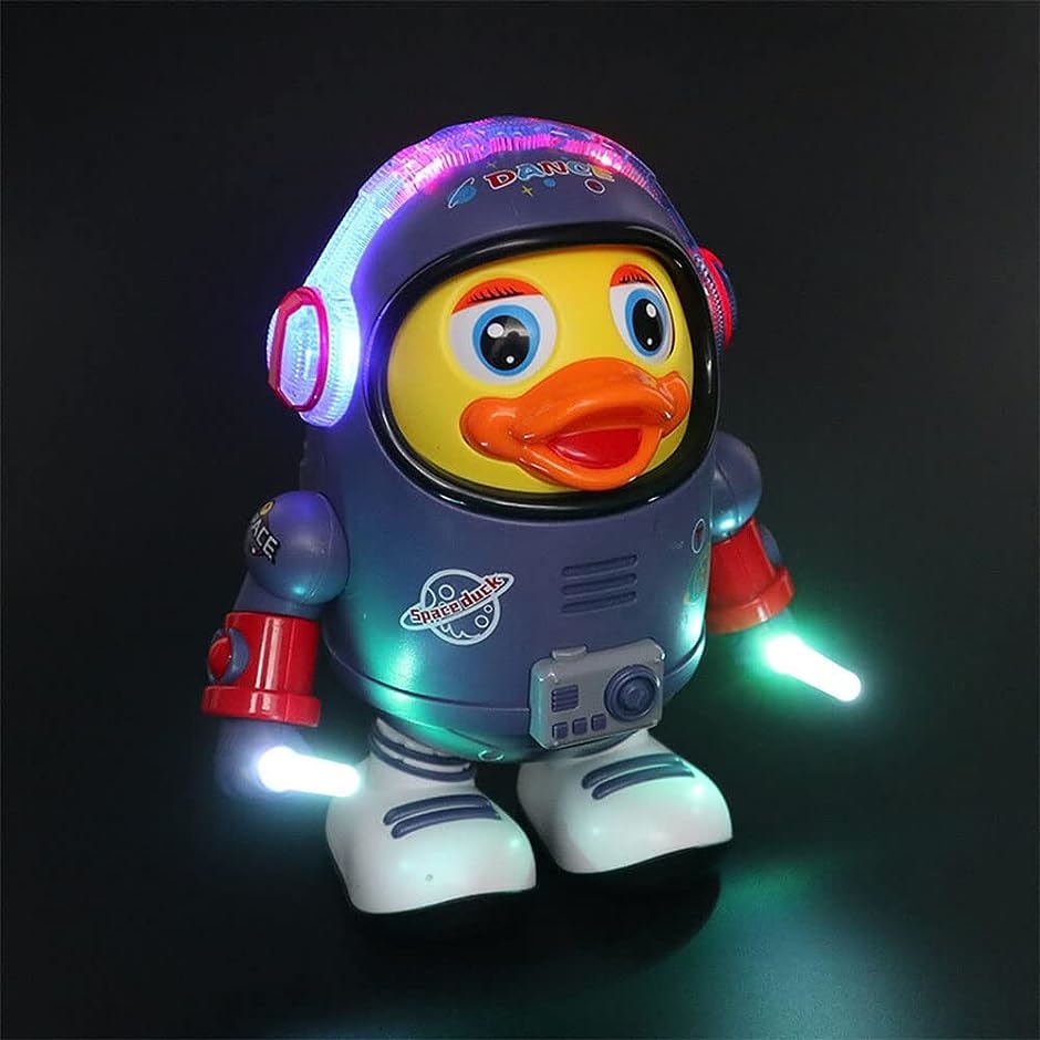 電動ロボット 幼児用 電気 多機能ロボット おもちゃ ミュージカルダック MDM( ダンススペースダック)