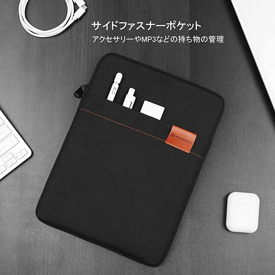 タブレットケース ラップトップケース iPad カバー ポケット 持ち運び( ブラック,  10 Tablet / 9.7-11)｜zebrand-shop｜05