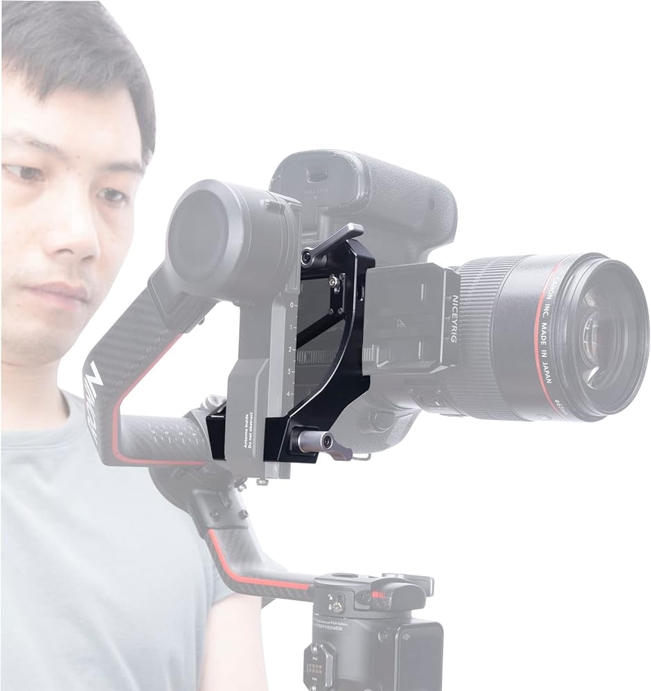 DJI Ronin S2/RoninS3/RoninS3 Proに対応 垂直撮影アダプターマウント カメラ垂直撮影用スタンド MDM｜zebrand-shop｜04