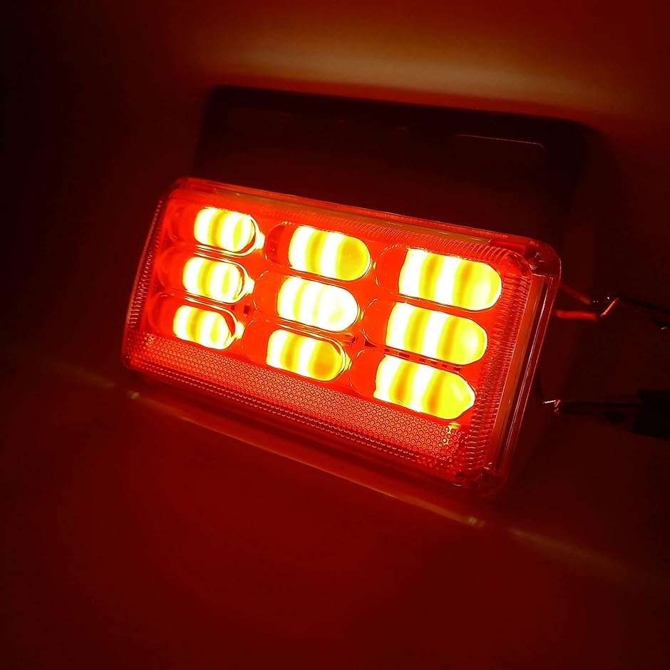 サイドマーカー LED 角型 ダウンライト付 マーカーランプ COB