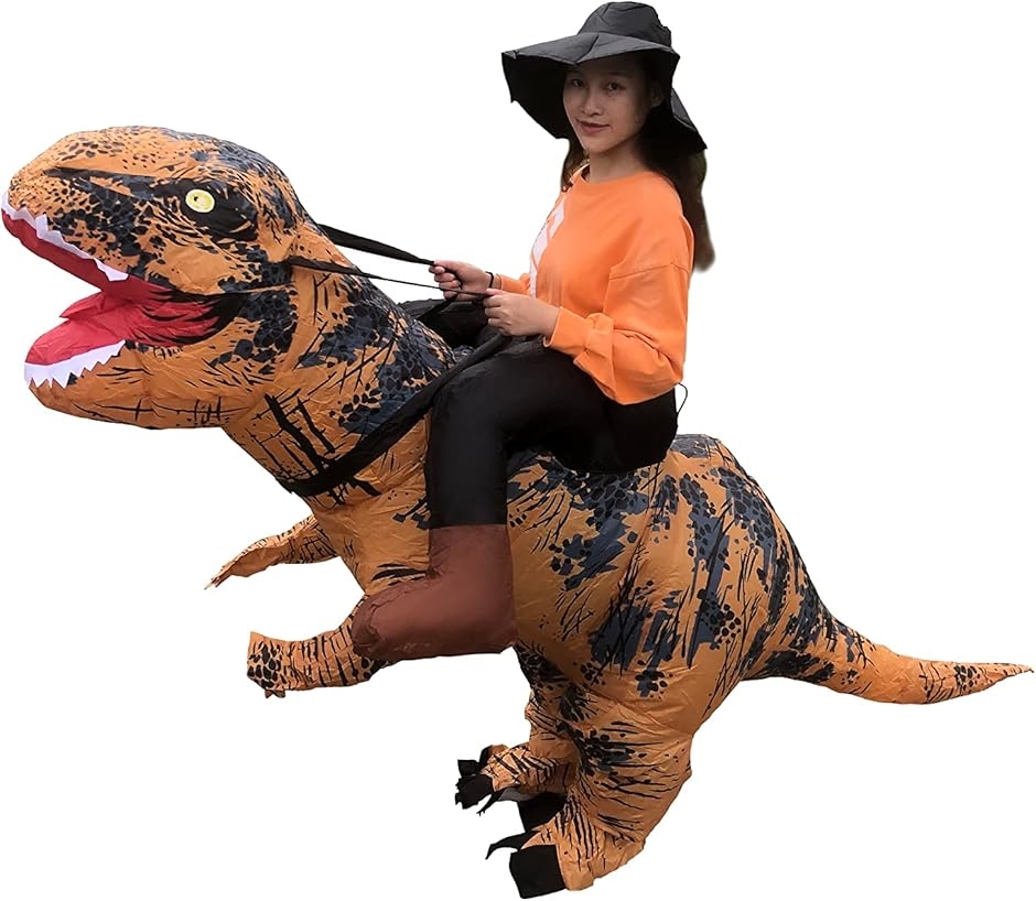 着ぐるみ コスチューム エアコスプレ 空気充填 恐竜 ティラノサウルス 150cm〜185cm MDM