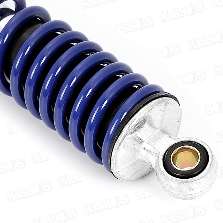 赤青マジック 調整パーツ付き リアショックサスペンション 左右セット 穴間 310mm 汎用 バイク