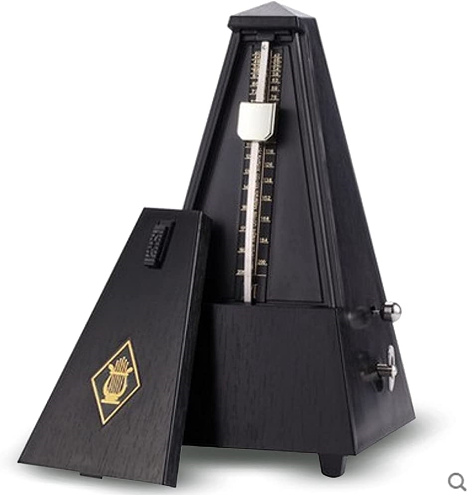 メトロノーム 振り子 機械式 高精度 ピアノ 楽器 練習(ブラック)｜zebrand-shop