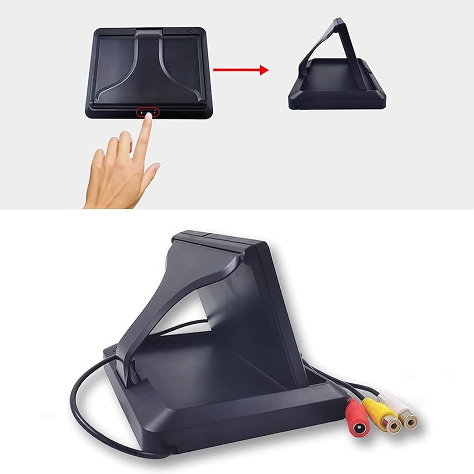 5インチモニター TFT液晶ディスプレイ 折りたたみ可能 V1/V2 2つの系統
