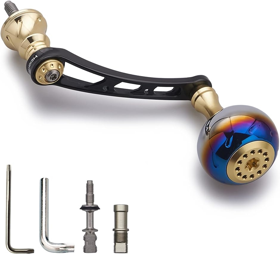 56mm リール ハンドル 30mmノブ搭載 シマノ SHIMANO ダイワ DAIWA 用