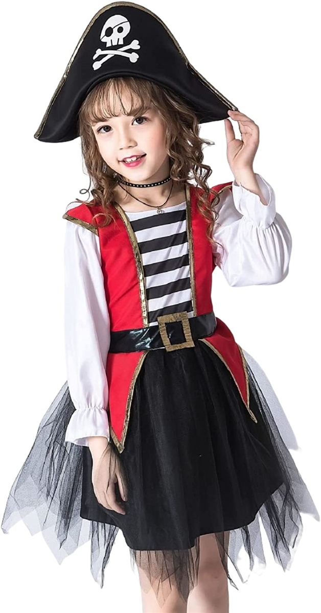 海賊 コスプレ 女の子 子供 衣装 仮装 パイレーツ ハロウィン コスチューム 130cm