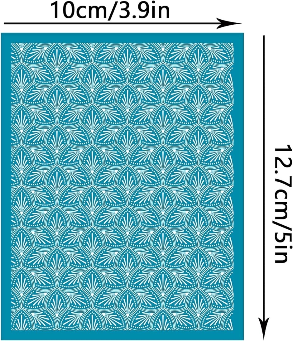 ステンシルプレート 粘土ステンシル イヤリング 装飾描画テンプレート( お花)｜zebrand-shop｜02
