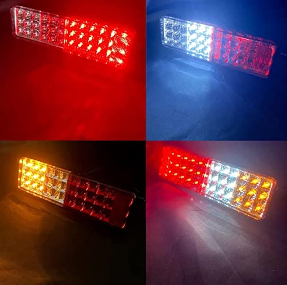 ジムニー LED テールランプ 純正交換用 車検対応 リフレクター 付き 赤白黄 JA11 JA12 JA22 JB31 MDM( 2個＊左右)｜zebrand-shop｜04