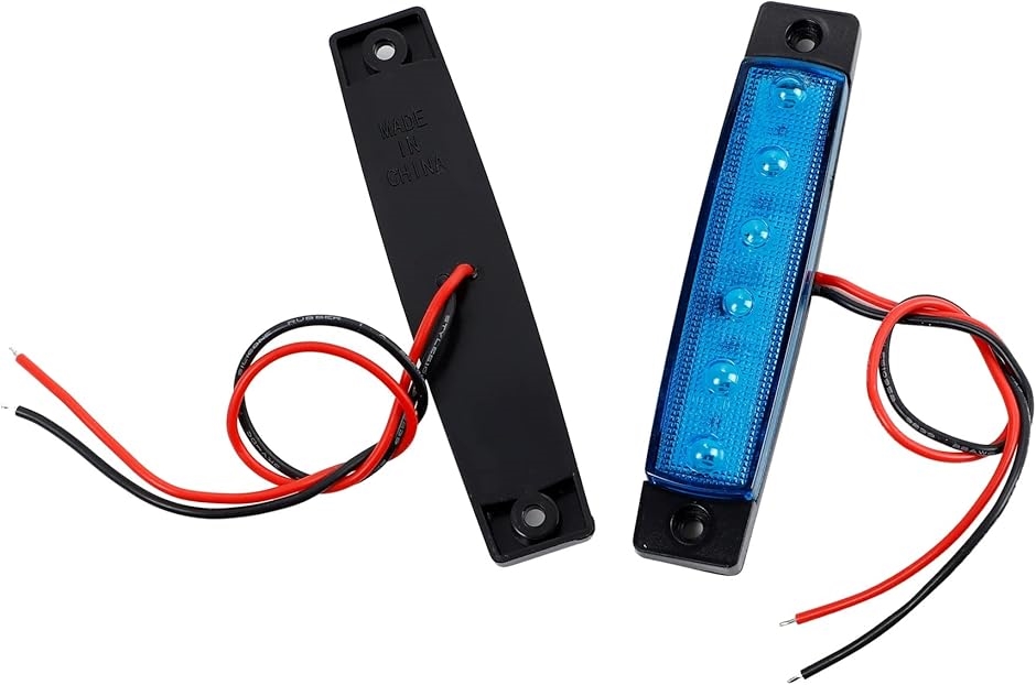 24V車用 LED サイドマーカー ランプ 6連 汎用 10個セット