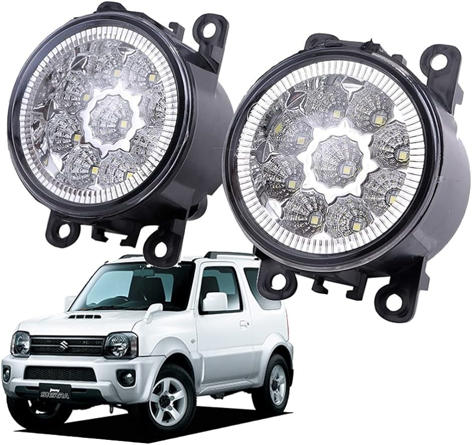 LED フォグランプ ユニット 日産 スズキ スバル ホンダ 汎用 左右セット ジムニー JB23 JB43W : 2b2wpnd1iw :  ゼブランドショップ - 通販 - Yahoo!ショッピング