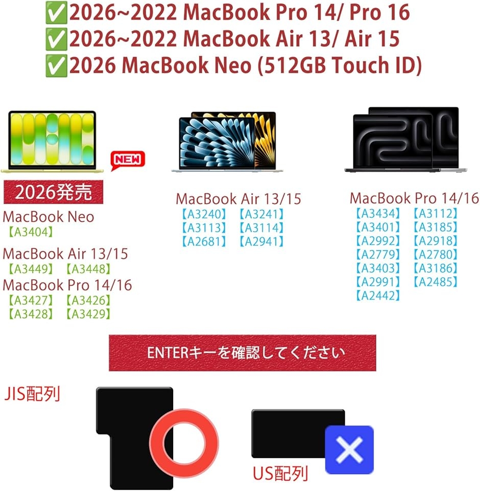 値下げ対応します！ Apple MacBook本体 日本語配列 2026年新型MacBook対応MacBook Pro 14/16 MDM (透明, Pro14/Pro16