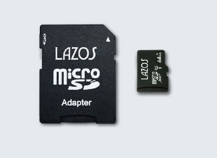 マイクロSD 64GB スマホ ドラレコ メモリーカード Lazos MicroSDXCカード class10 L-B64MSD10-U3｜zebrand-shop｜02