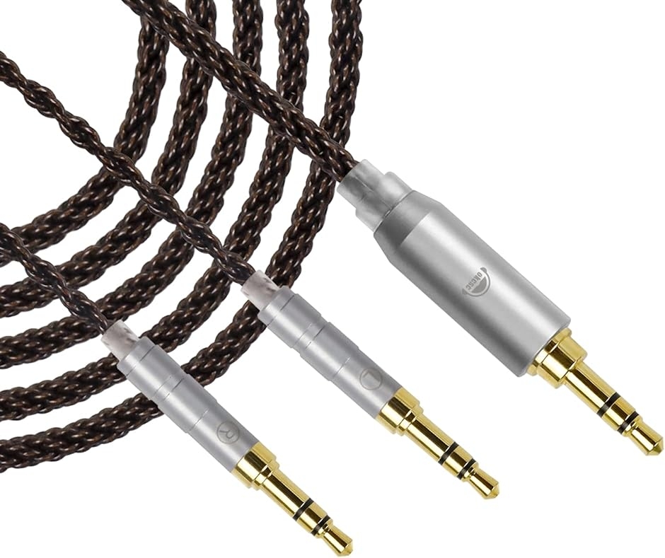 ZT8 �w�b�h�z���P�[�u�� ���[3.5mm �����P�[�u�� �C���z���E�w�b�h�z���p 8�c ���� Hifiman�p 3��x2( 3.5mm)