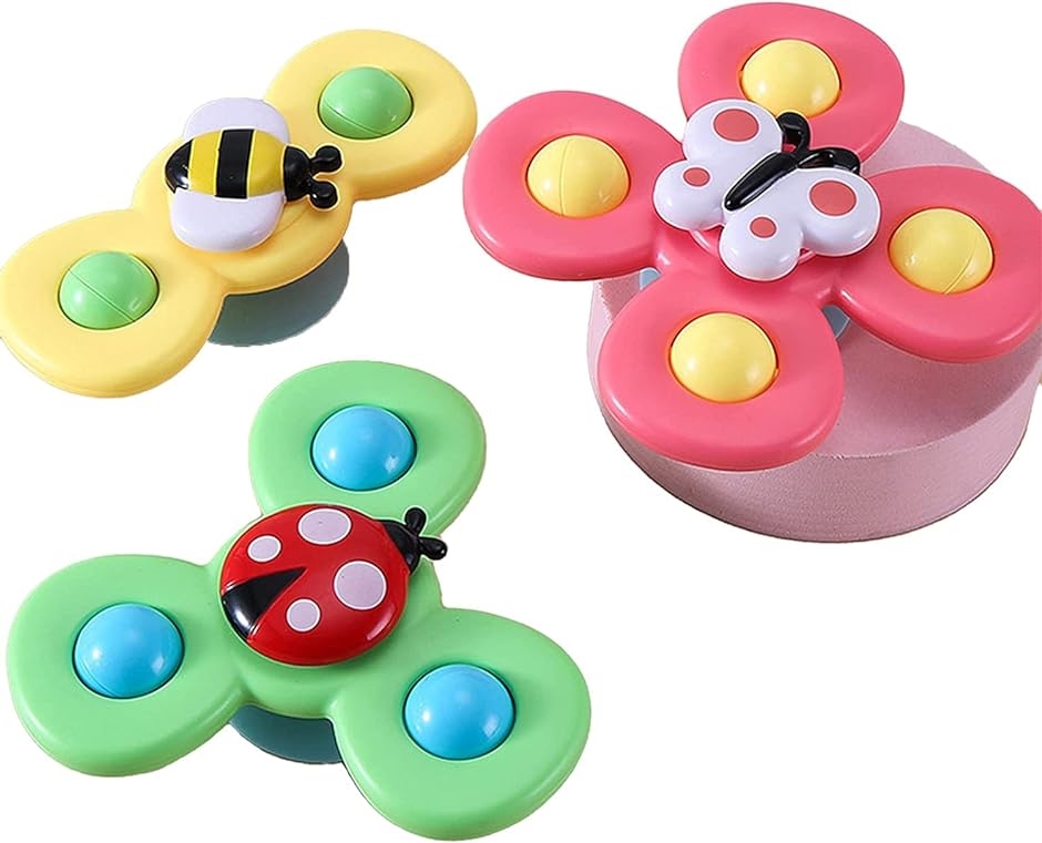 お風呂 おもちゃ 玩具 オモチャ 風車 吸盤 水遊び 水車 子供 3個( タイプ2)｜zebrand-shop