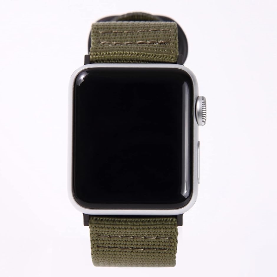 互換品 Apple Watch 対応ベルト 時計バンド( グリーン(黒バックル),  38mm/40mm/41mm)｜zebrand-shop｜04
