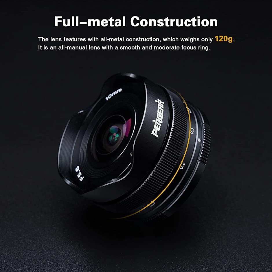 10mm F5.6 パンケーキ魚眼レンズ マイクロフォーサーズ M4/3マウント