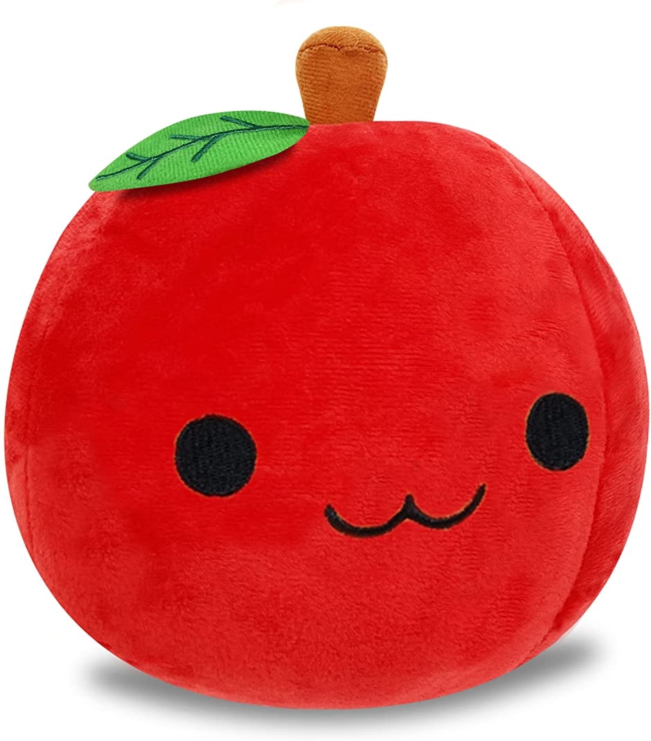 赤い花形ぬいぐるみマスコット 赤べこ ぬいぐるみ 人形 おもちゃ アミューズ AMUFUN ぷちまる