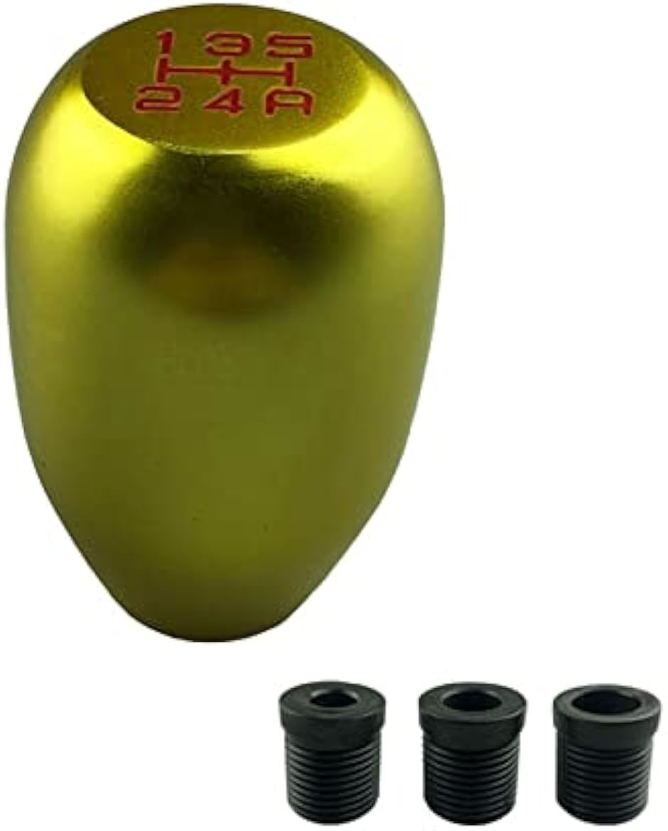 シフトノブ ギアシフトノブ アルミ合金 車 カー用品 5速 M8 M10 M13(金 