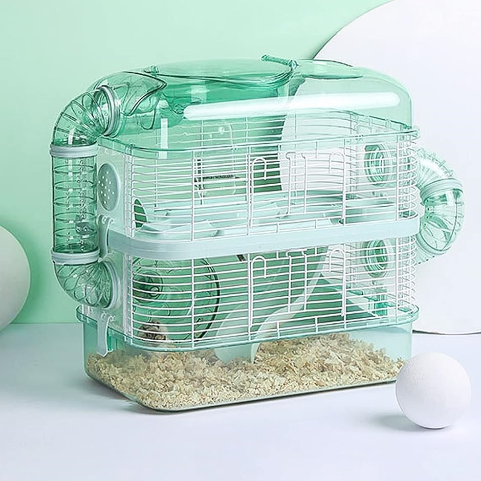 ハムスターケージ 小動物用 飼育ケージ アクリル製 パイプ ハムスターケージ 小動物用 飼育ケージ アクリル製 パイプ